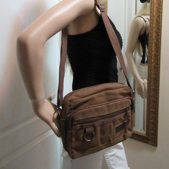 Unisex Canvas Purse handbag - Picture 3 of 4